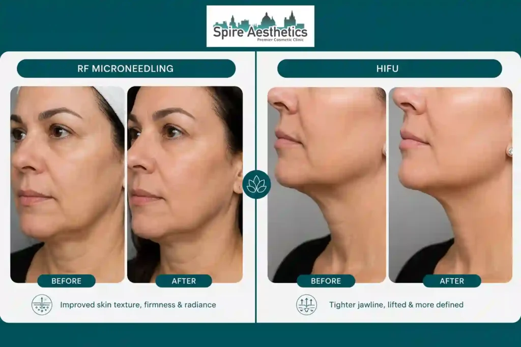 Can RF Microneedling and HIFU Be Combined Hinkley?